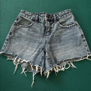BDG A Line Blue Denim Shorts